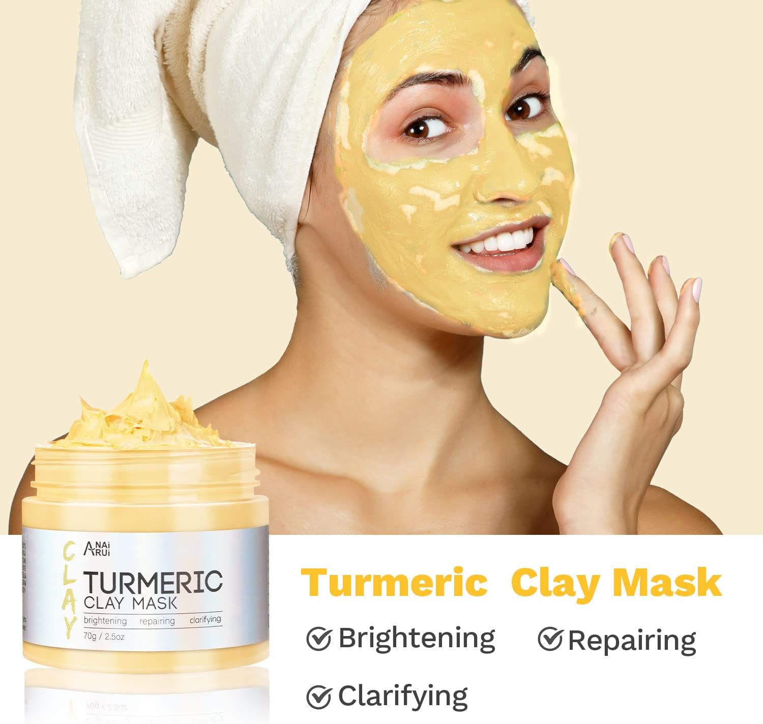 anai rui turmeric clay mask review