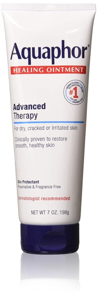 Aquaphor Healing Ointment - Dry Skin Moisturizer - Hands, Heels, Elbows, Lips - 7 oz. Tube