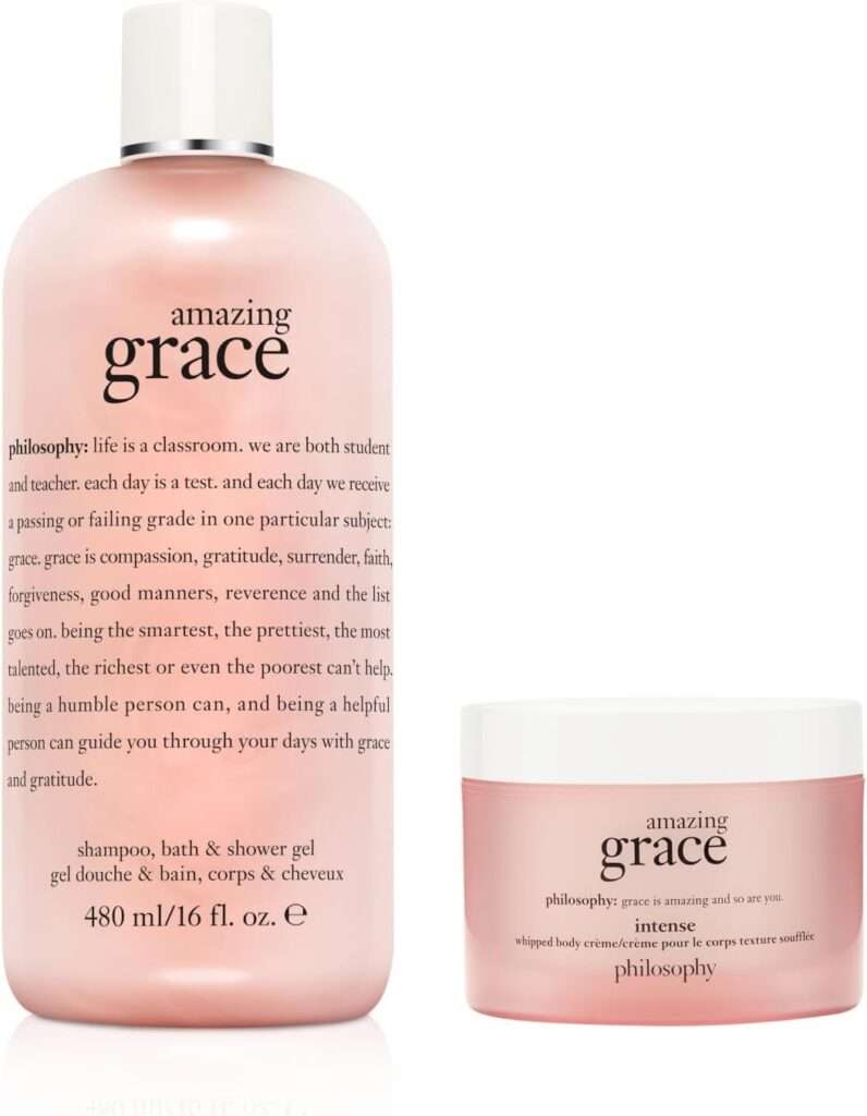 philosophy amazing grace - Notes of our iconic soft florals, bergamot, muguet, and musk